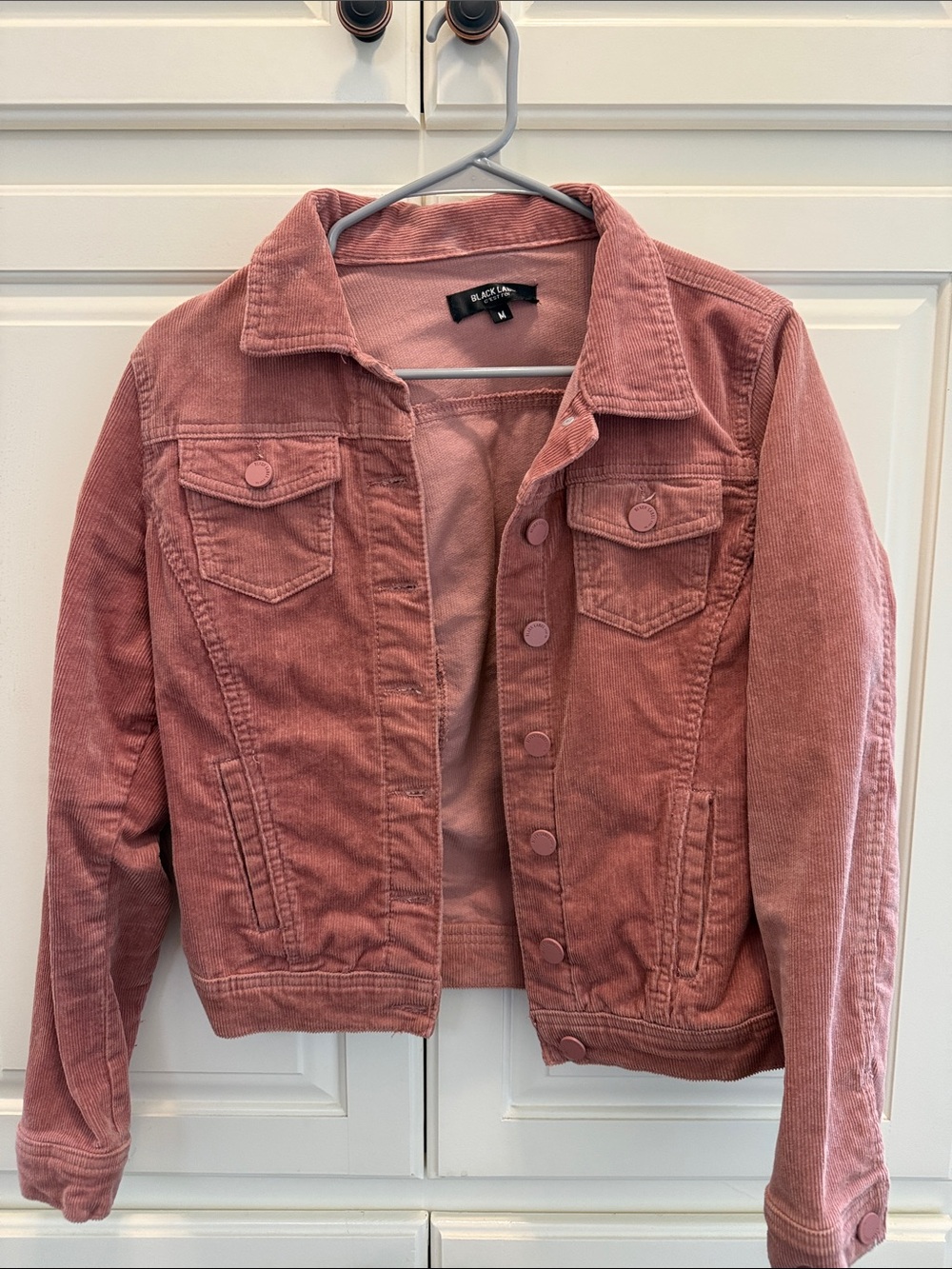 a new day Dusty Rose Corduroy Trucker Jacket - Women's